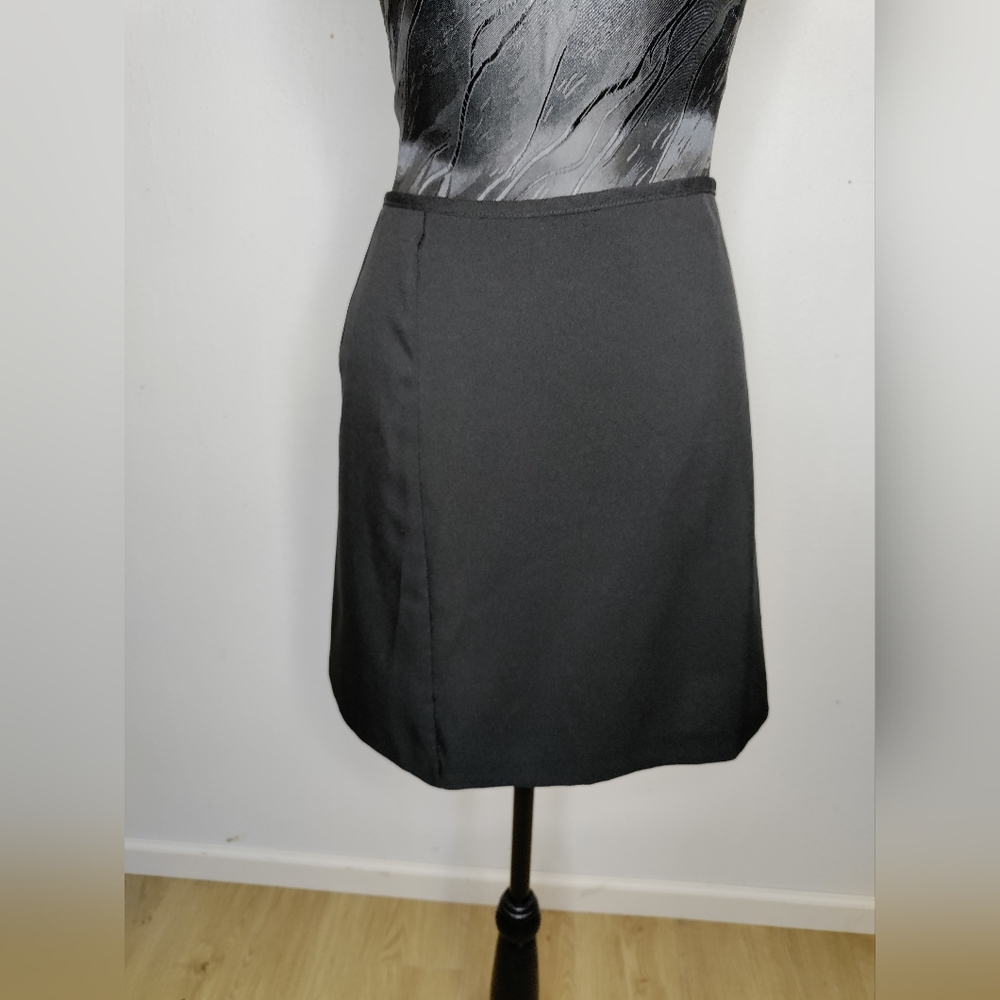 Sequin Hearts Classic Charcoal Pencil Skirt